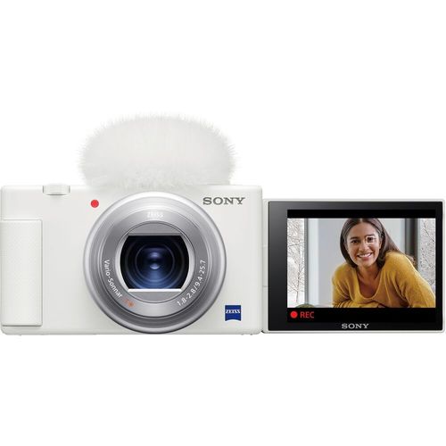 מצלמה קומפקטית לוולוגים Sony DSC-ZV1 (White)