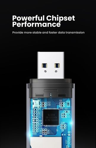 קורא כרטיסים SD + MICRO SD חיבור כפול UGREEN USB3 + TYPE C