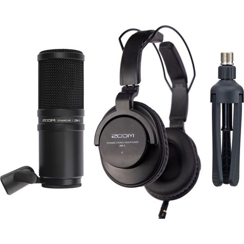 קיט לשידור חי Zoom ZDM-1 Podcast Mic Pack
