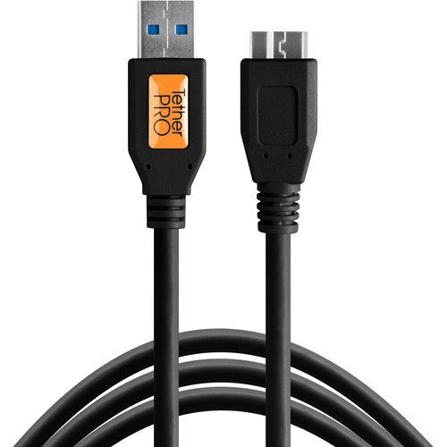 כבל Tether Tools TetherPro USB 3.0 Male Type-A to USB 3.0 Micro-B Cable