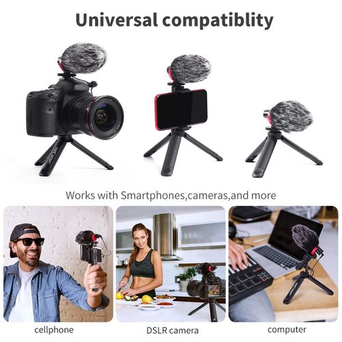 ערכת וולוגרים K&F Concept KF10.015 CMM-800 Micriphone & Tripod Vlogger kit
