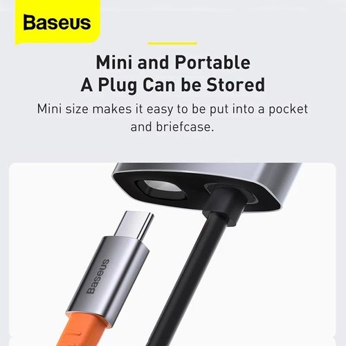 תחנת עגינה - Baseus USB-C HUB For Macbook / Smartphone 8-in-1