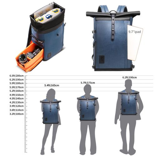 תיק גב - K&F Concept KF13.103 Camera Backpack (Blue)