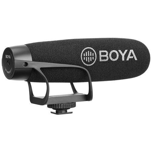 מיקרופון BOYA BY-BM2021 Camera-Mount Cardioid Shotgun