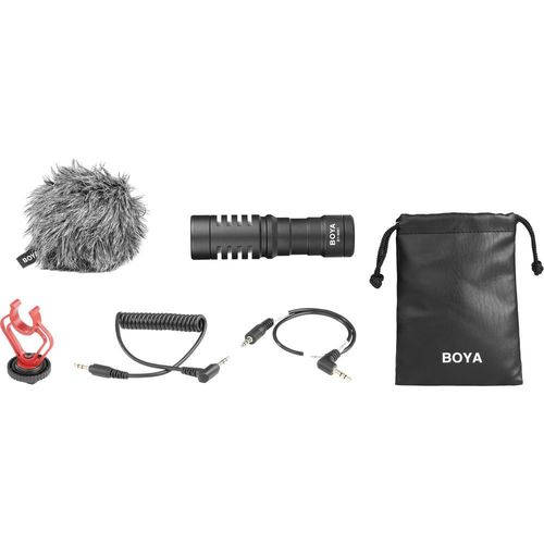 מיקרופון BOYA BY-MM1 Mini Cardioid Shotgun
