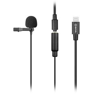 מיקרופון דש BOYA BY-M2 Omni Lavalier for iPhone iOS