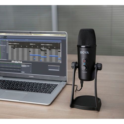 מיקרופון שולחני BOYA BY-PM700 USB Multipattern Microphone (Mac/Windows)
