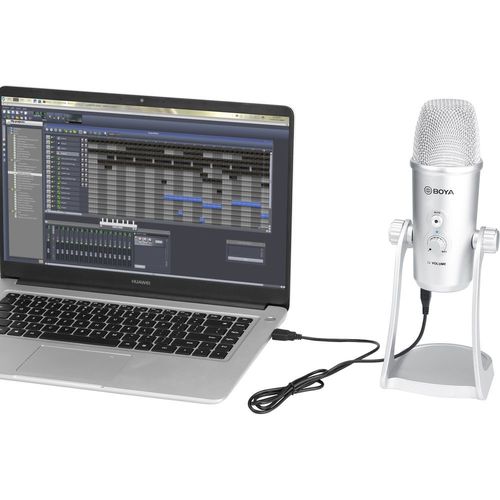 מיקרופון שולחני BOYA BY-PM700SP USB Microphone (iOS/Android, Mac/Windows)
