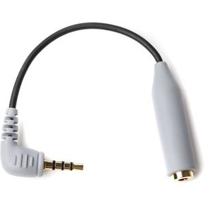 כבל מתאם BOYA BY-CIP2 3.5mm TRS Female to TRRS Male Microphone Adapter Cable for Smartphones
