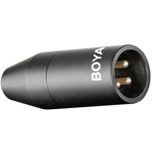 מתאם BOYA BY-35C-XLR 3.5mm Mini Jack to XLR Converter