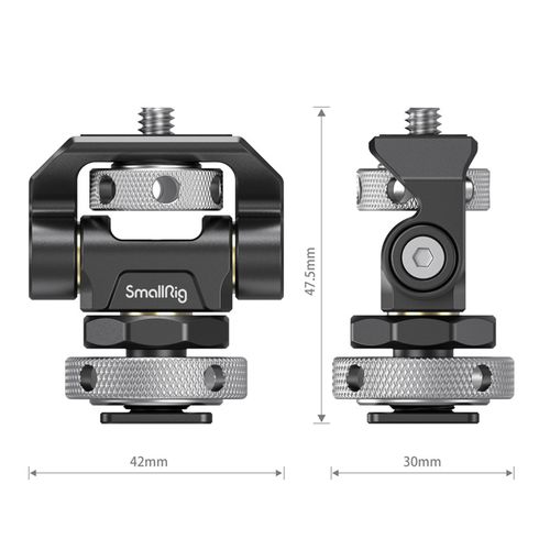 בסיס מסתובב למוניטור עם חיבור נעל קרה SmallRig 2905