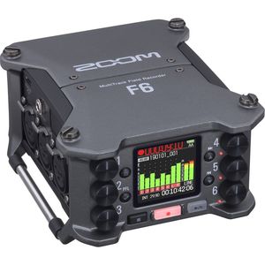 מכשיר הקלטה נייד 6 ערוצים Zoom F6
