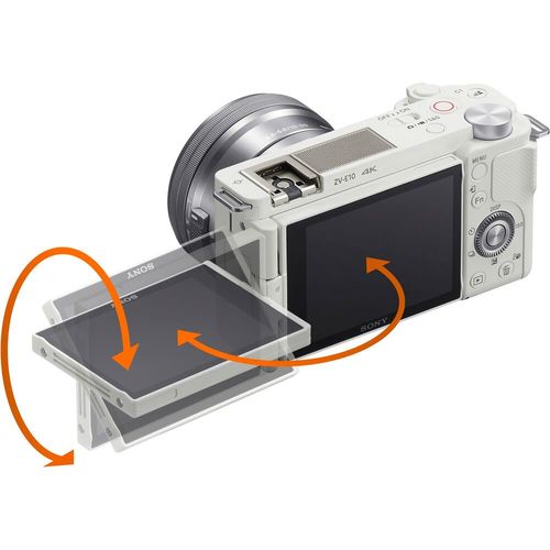 מצלמה Sony ZV-E10 (White) גוף בלבד