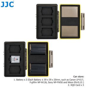 קייס קשיח לכרטיסי זכרון + סוללות - JJC Memory Card Case - 3xXQD/CFexpress + 2xBattery