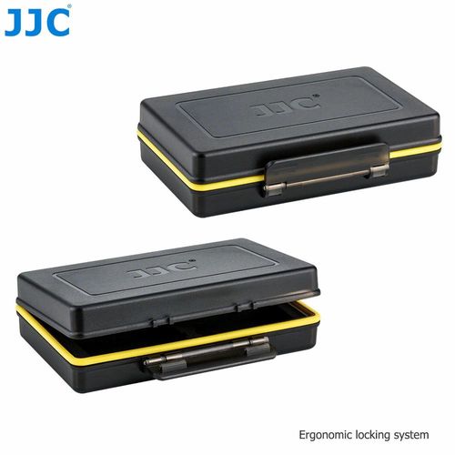 קייס קשיח לכרטיסי זכרון + סוללות - JJC Memory Card Case - 3xXQD/CFexpress + 2xBattery