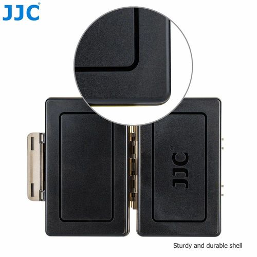קייס קשיח לכרטיסי זכרון + סוללות - JJC Memory Card Case - UNIVERSAL
