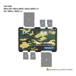 קייס מחזיק כרטיסי זכרון JJC Memory Card Holder 2XSD 4XMicro