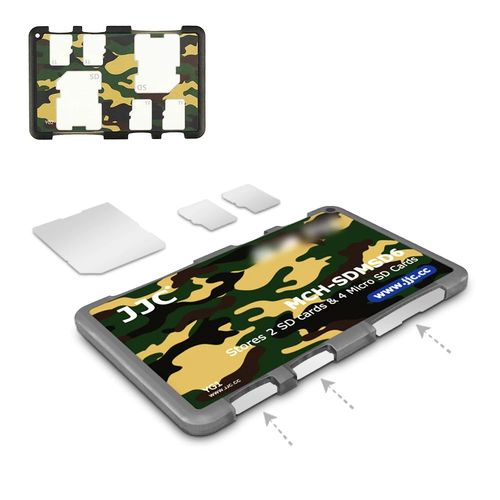 קייס מחזיק כרטיסי זכרון JJC Memory Card Holder 2XSD 4XMicro