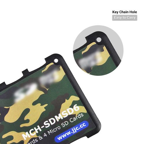 קייס מחזיק כרטיסי זכרון JJC Memory Card Holder 2XSD 4XMicro