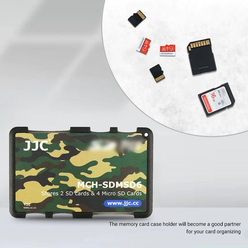 קייס מחזיק כרטיסי זכרון JJC Memory Card Holder 2XSD 4XMicro