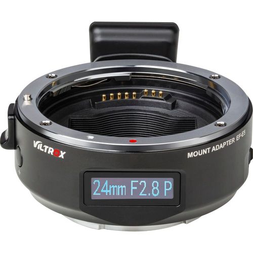 מתאם Viltrox EF-E5 Mark V OLED Canon EF lens to Sony E/FE Body