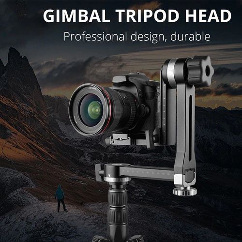 ראש גימבל לחצובה Heavy Duty 360° Panoramic Gimbal Tripod Head