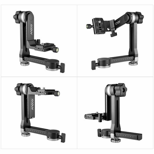 ראש גימבל לחצובה Heavy Duty 360° Panoramic Gimbal Tripod Head