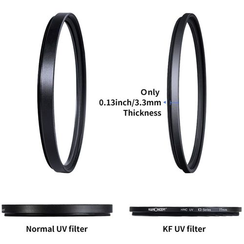 פילטר - K&F Concept Classic Series Slim MC UV Filter 58mm