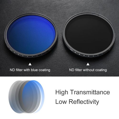 פילטר - K&F Concept Variable Fader ND2-ND400 MC Filter 43mm
