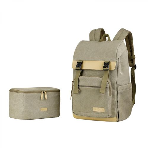 תיק גב K&F Concept KF13.122 Camera Backpack 18L (Khaki)