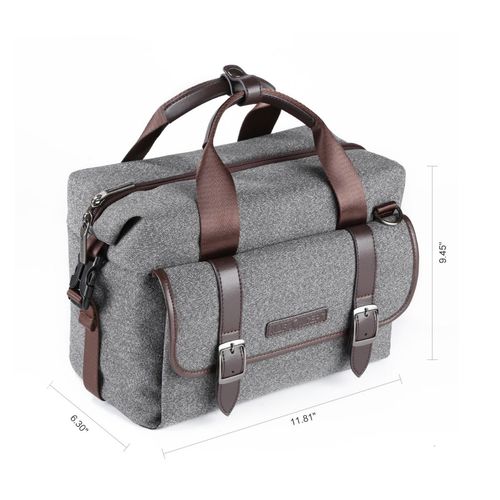 תיק צד K&F Concept KF13.079 Messenger Shoulder Camera Bag (Gray)
