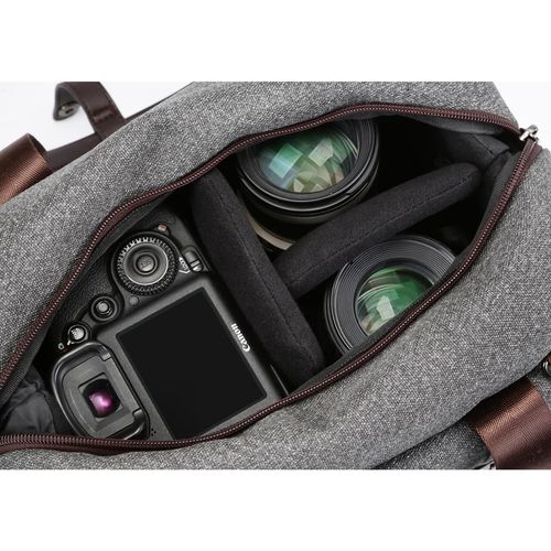 תיק צד K&F Concept KF13.079 Messenger Shoulder Camera Bag (Gray)