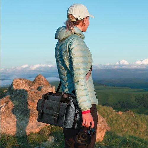 תיק צד K&F Concept KF13.079 Messenger Shoulder Camera Bag (Gray)