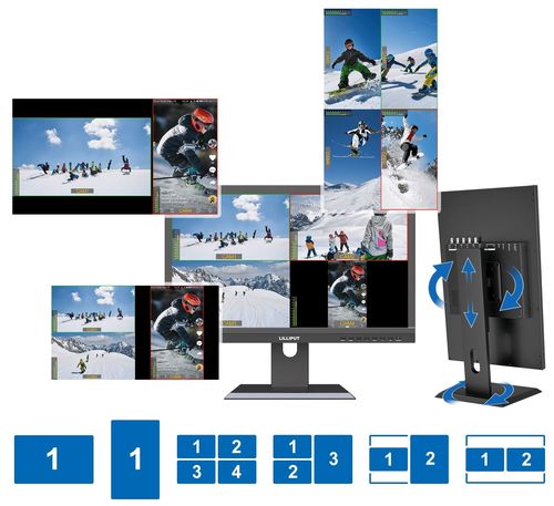 מוניטור מסך מפוצל LILLIPUT PVM 220S FHD HDMI/SDI 