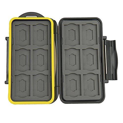 קייס קשיח לכרטיסי זכרון Memory Card Case 12xMicro SD + 12xSD