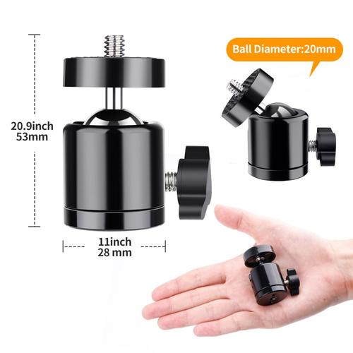 ראש כדורי K&F Concept Mini Ball Head 