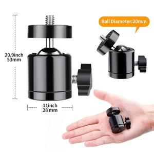 ראש כדורי K&F Concept Mini Ball Head "1/4