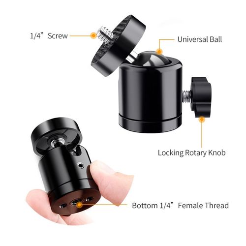 ראש כדורי K&F Concept Mini Ball Head 