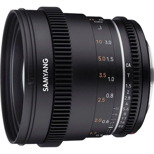 עדשה Samyang 50mm T1.5 VDSLR MK2 Cine for Canon EF Mount