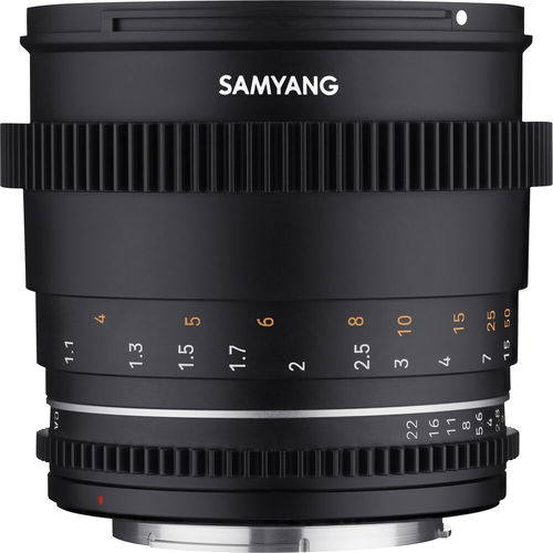 עדשה Samyang 85mm T1.5 VDSLR MK2 Cine for Canon EF Mount