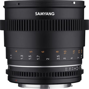 עדשה Samyang 85mm T1.5 VDSLR MK2 Cine for Canon EF Mount