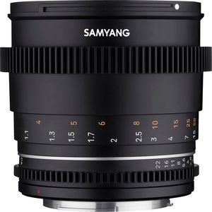 עדשה Samyang 85mm T1.5 VDSLR MK2 Cine for Nikon F Mount