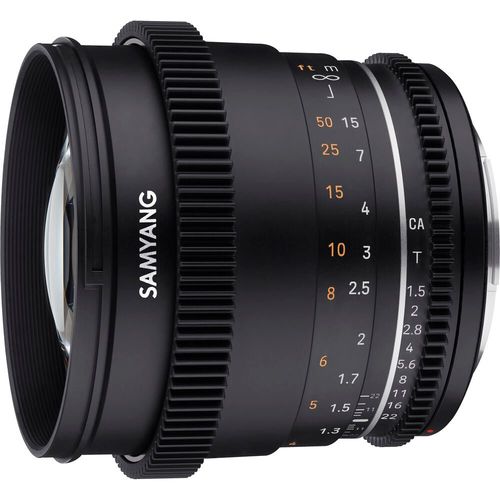 עדשה Samyang 85mm T1.5 VDSLR MK2 Cine for Nikon F Mount