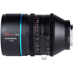 עדשה אנמורפית Sirui 50mm T2.9 Full Frame 1.6x Anamorphic (Sony E)