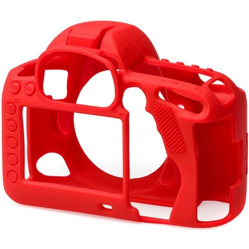 כיסוי מגן למצלמה easyCover Silicone Protection Cover for Canon 5D Mark IV (Red)