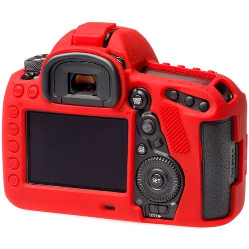 כיסוי מגן למצלמה easyCover Silicone Protection Cover for Canon 5D Mark IV (Red)