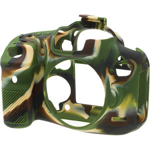 כיסוי מגן למצלמה easyCover Silicone Protection Cover for Canon 7D Mark II (Camo)