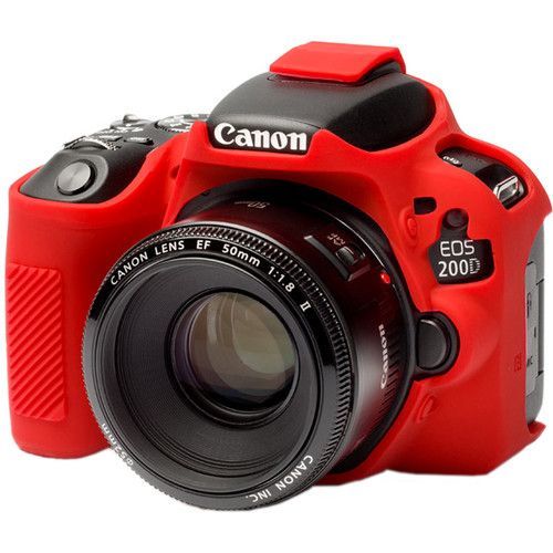 כיסוי מגן למצלמה easyCover Silicone Protection Cover for Canon 250D (Red)