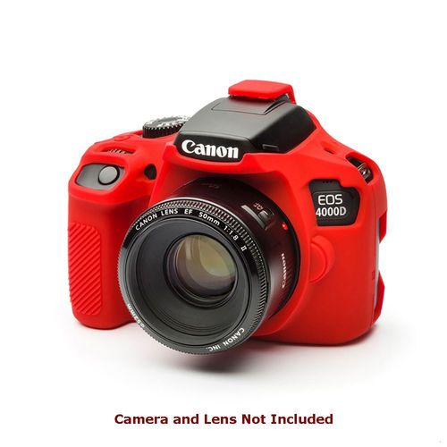 כיסוי מגן למצלמה easyCover Silicone Protection Cover for Canon 4000D/2000D (Red)