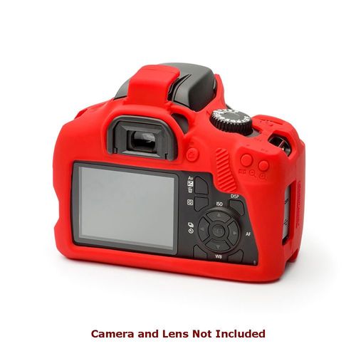 כיסוי מגן למצלמה easyCover Silicone Protection Cover for Canon 4000D/2000D (Red)